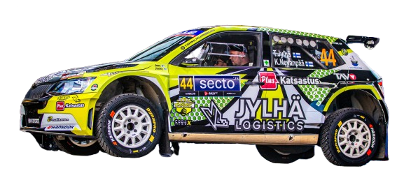 Tommi Jylhä Racing car on gravel