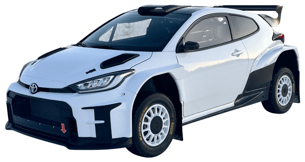 Tommi Jylhä Racing car on gravel